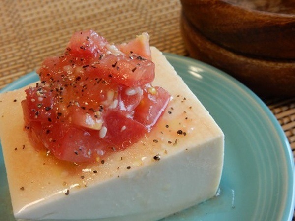 トマトのフレンチ冷奴