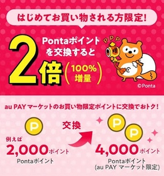 ポイントが1.5倍になる増量キャンペーンがある