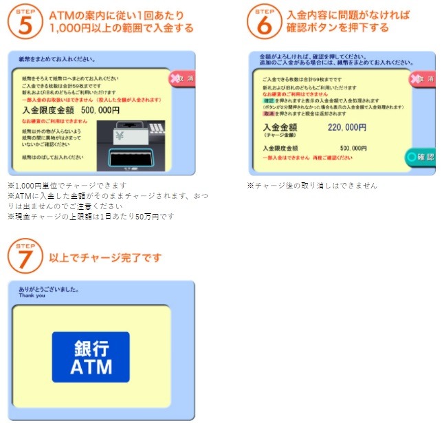 企業番号を、ATM画面に入力します