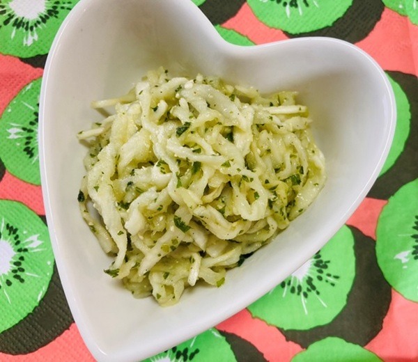 「切り干し大根の大葉ジェノベーゼ」