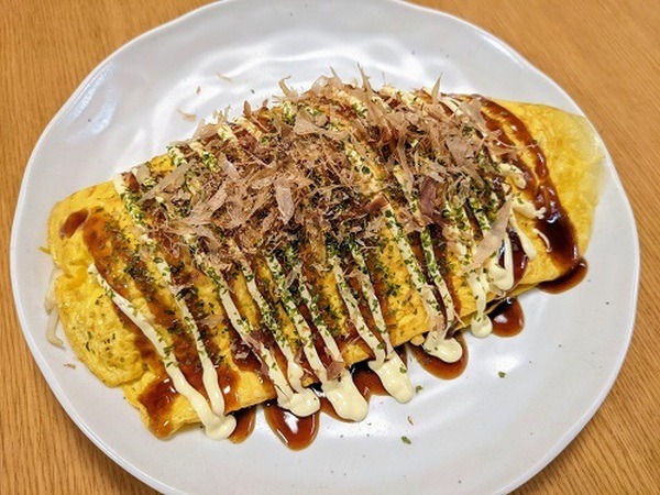 天かす入りとん平焼きもどき