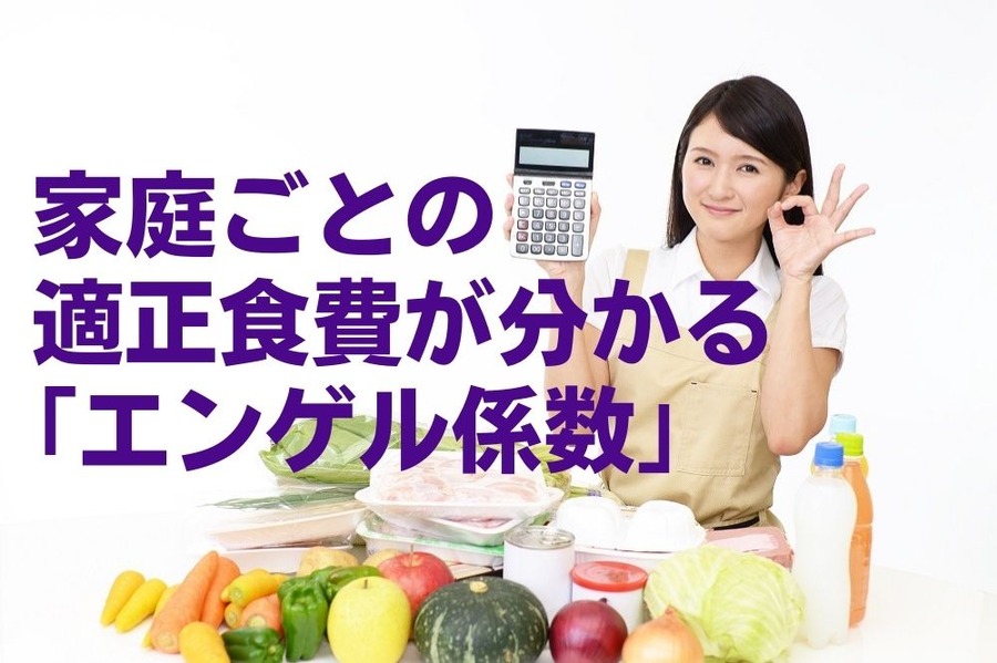 家庭ごとの適正食費は 「エンゲル係数」で分かる！