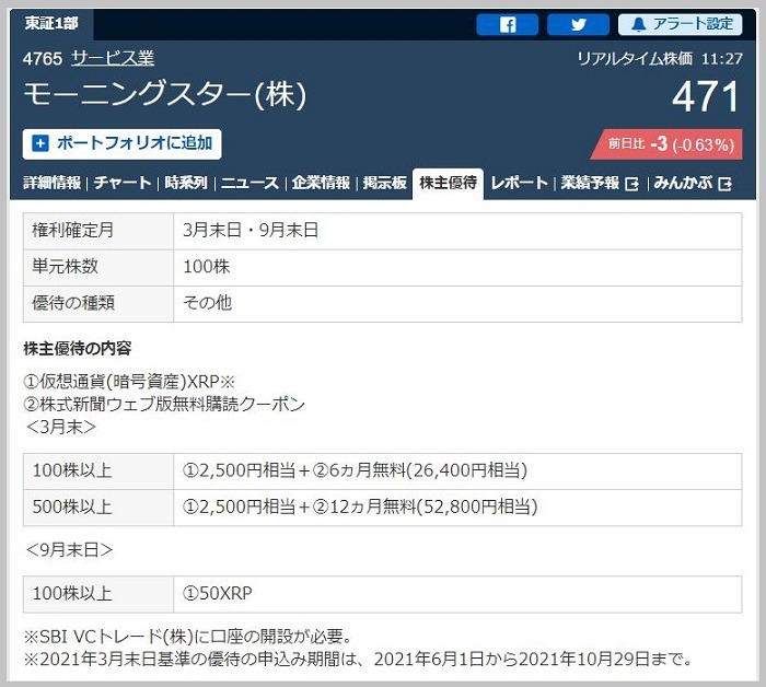 モーニングスター
