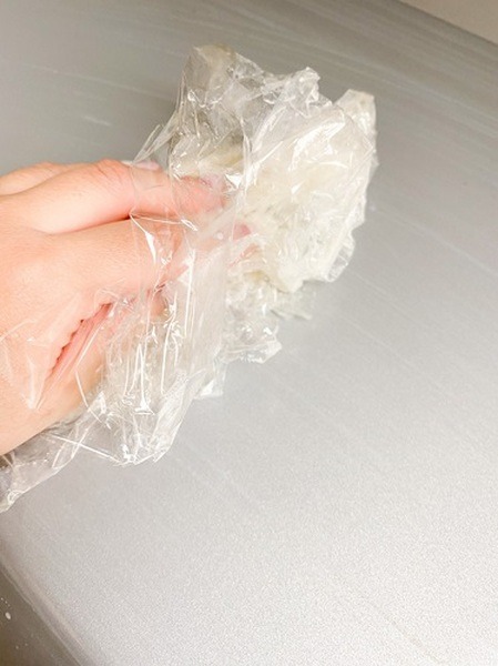 あとはふき取るだけです