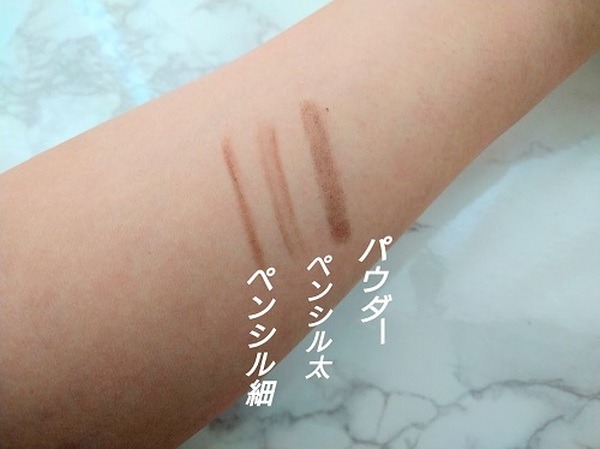 それぞれの線の太さ