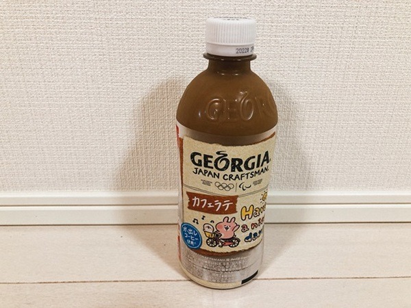 ジョージア　ジャパンクラフトマン　カフェラテ160円