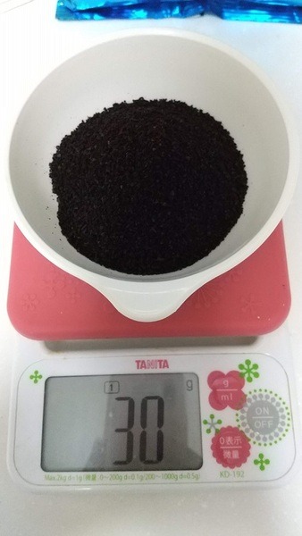 オーケーのアイスコーヒー粉30g分