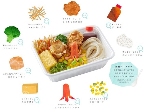 こどもうどん弁当を紹介