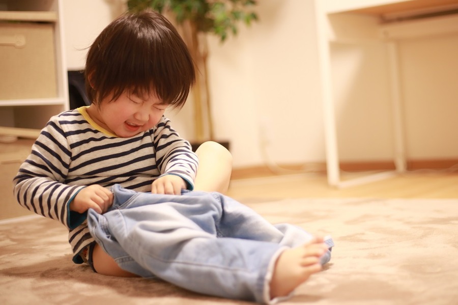 ボトムスはジャストサイズを