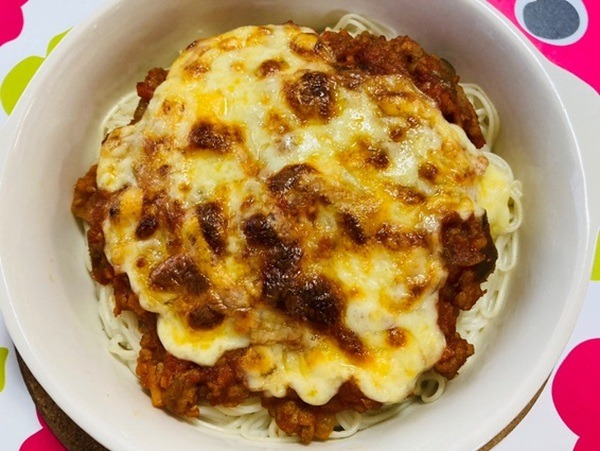 「そうめん de ミートドリア」で喫茶店気分