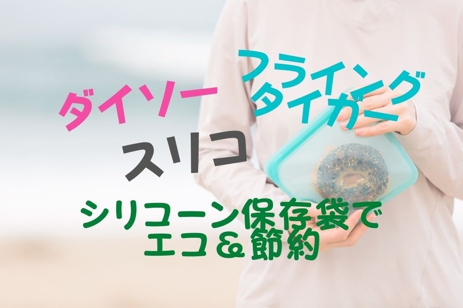 ダイソーやスリコのシリコーン保存袋でエコ＆節約