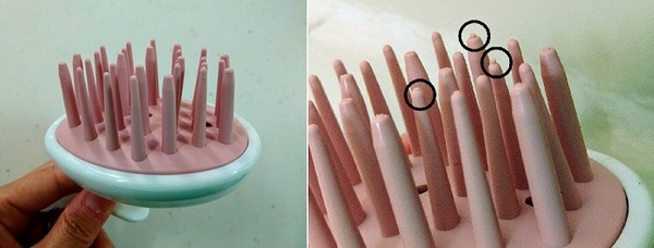 白いほうのブラシ