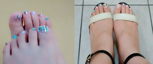 ブルー系は涼しい感じがいいでしょ