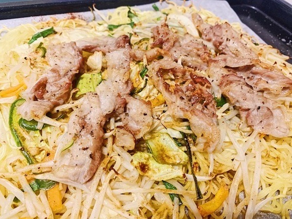 「野菜たっぷり焼きそば」