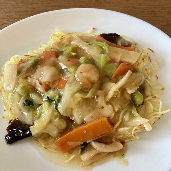 あんかけかた焼きそば
