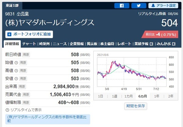 ヤマダホールディングス