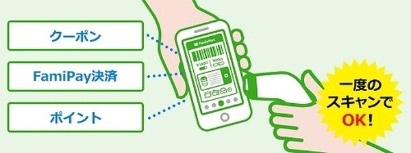 ファミマ愛用ならファミペイ入れて