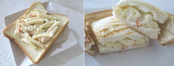 相性抜群のホットサンドになります