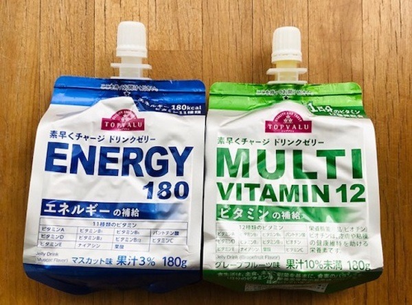 1袋100～150円程度のジッパー付きお菓子やバランス栄養食