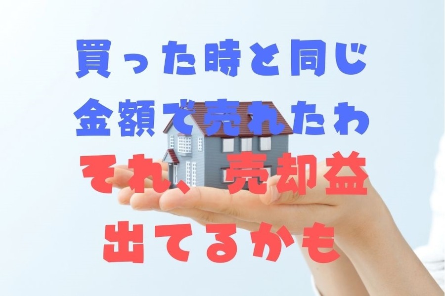 購入=売却金額なら譲渡所得税納税するかも