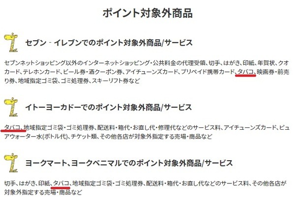 ポイントは付かない