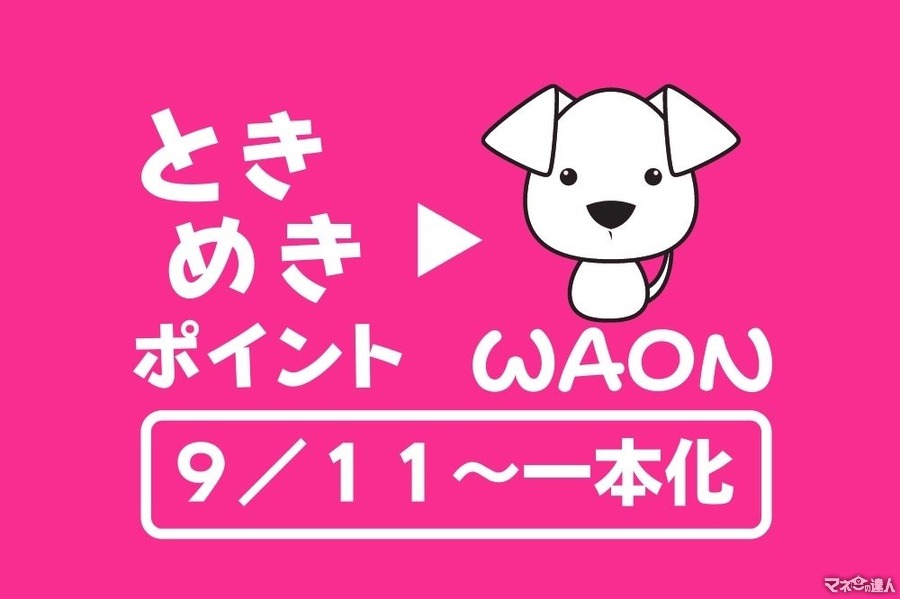 9/11～ときめきポイント→WAON POINTに　変更点3つ＆手持ちポイント消化方法