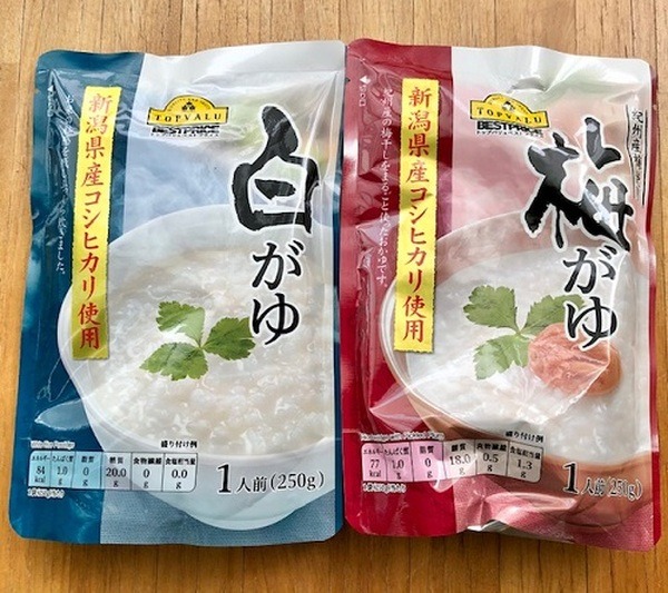 トップバリュのおかゆ