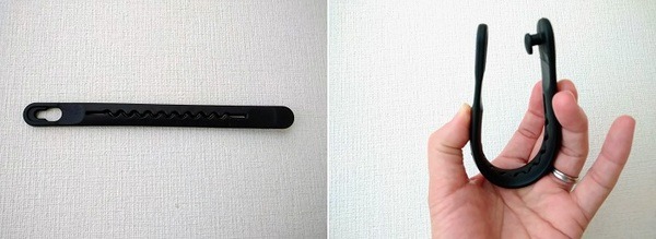 素材が柔らかくて簡単に丸めることができます