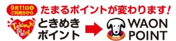 「WAON POINT」がたまる