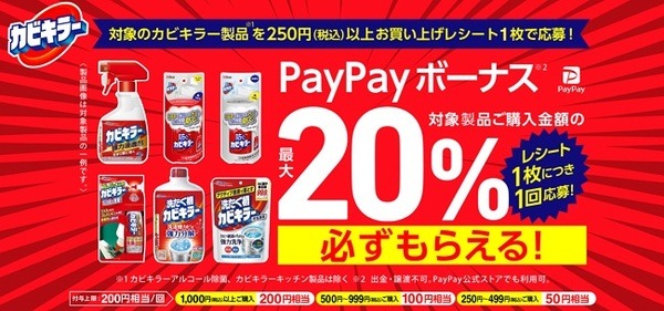 カビキラーも還元中