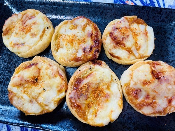 がんもどきの味噌チーズ焼き