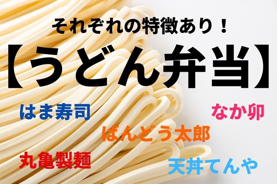いろんなレストランのうどん弁当