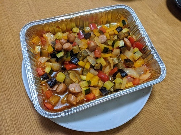 トースターでラタトゥイユ