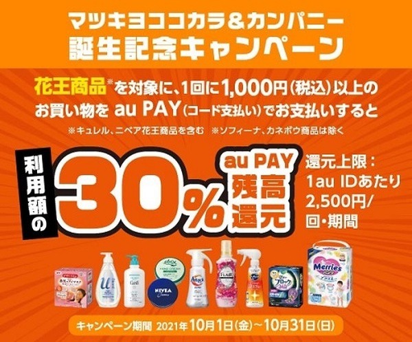 マツキヨココカラ誕生記念だぞ
