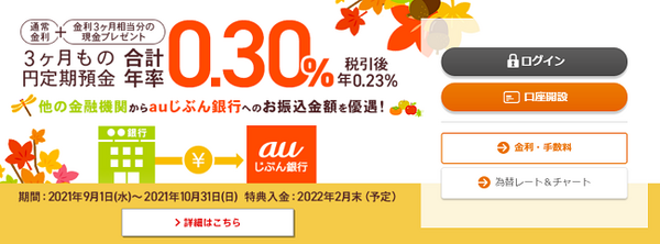 auじぶん銀行