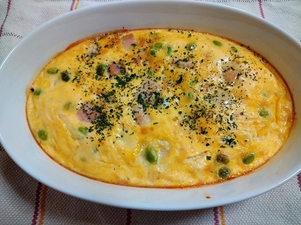 サラダチキンキッシュ