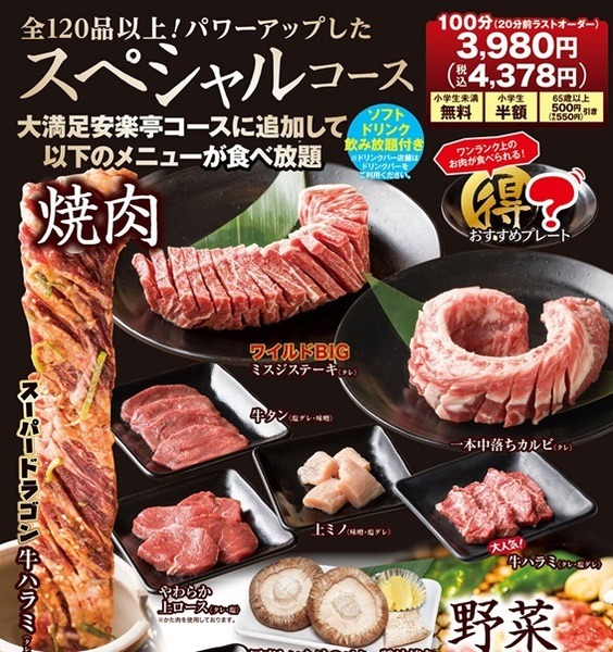 スペシャルコースってどんだけ