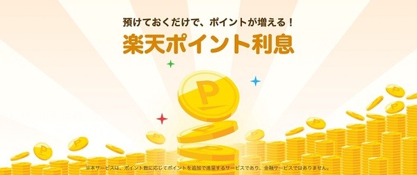 楽天ポイント利息