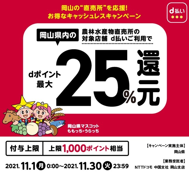 岡山県 農林水産物直売所対象店舗
