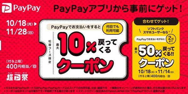 クーポンもいろいろあるのよ