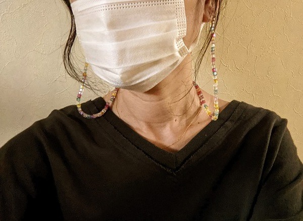 ビーズのものもカラフルですね