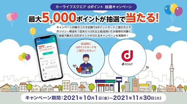 dポイントはコスモ石油ね
