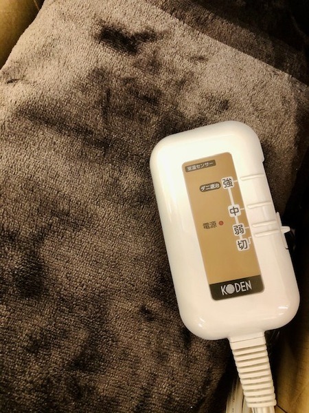 フランネル素材電気毛布