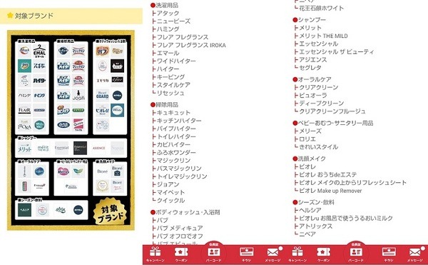 対象商品はこちらです