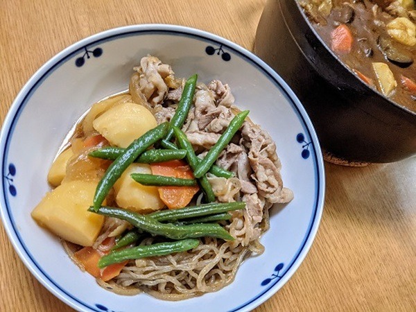 肉じゃがも完成