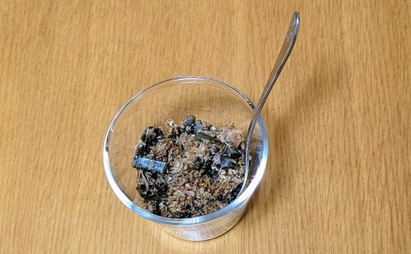 ガラで作るふりかけ