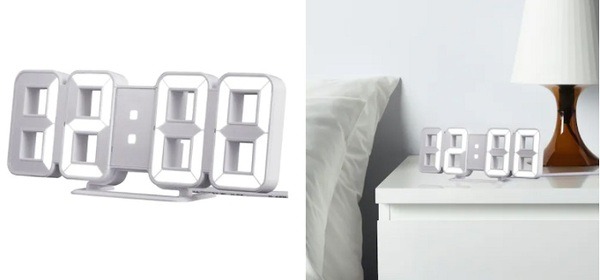 針の音がしないデジタル時計