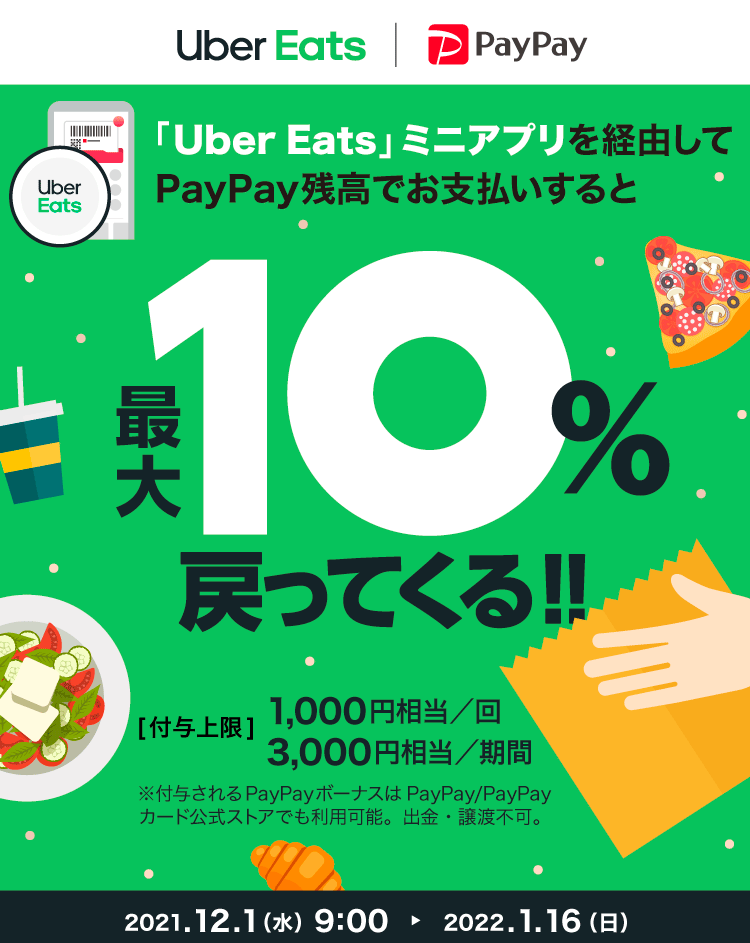 最大10％戻ってくるキャンペーン