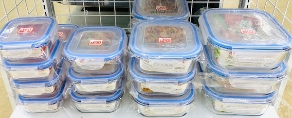 レンジOK!耐熱ガラス密閉容器