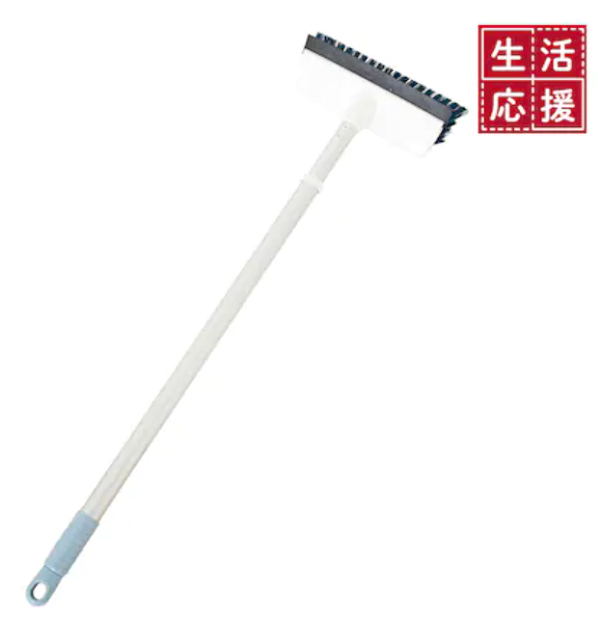 水切り付き伸縮デッキブラシ